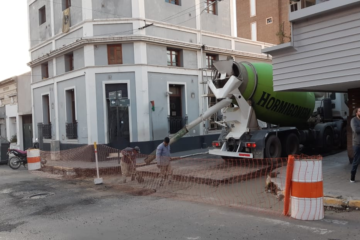 Se reconstruyen badenes en el casco céntrico