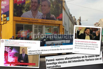Los allanamientos a Gainza también impactaron en medios nacionales