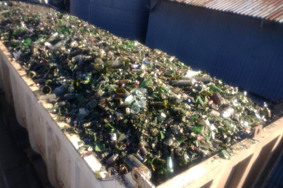 Vendieron 21tn. de vidrio reciclado