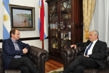 Bordet y Lauritto muestran cercanía