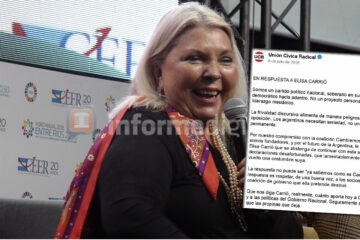 Durísima respuesta nacional de la UCR contra Carrió