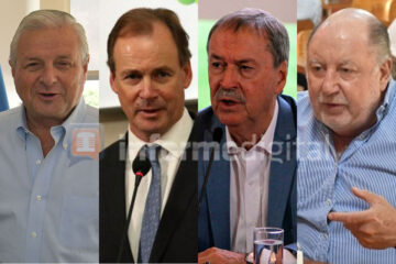 Bordet, Schiaretti, Lauritto y Busti juntos en Córdoba