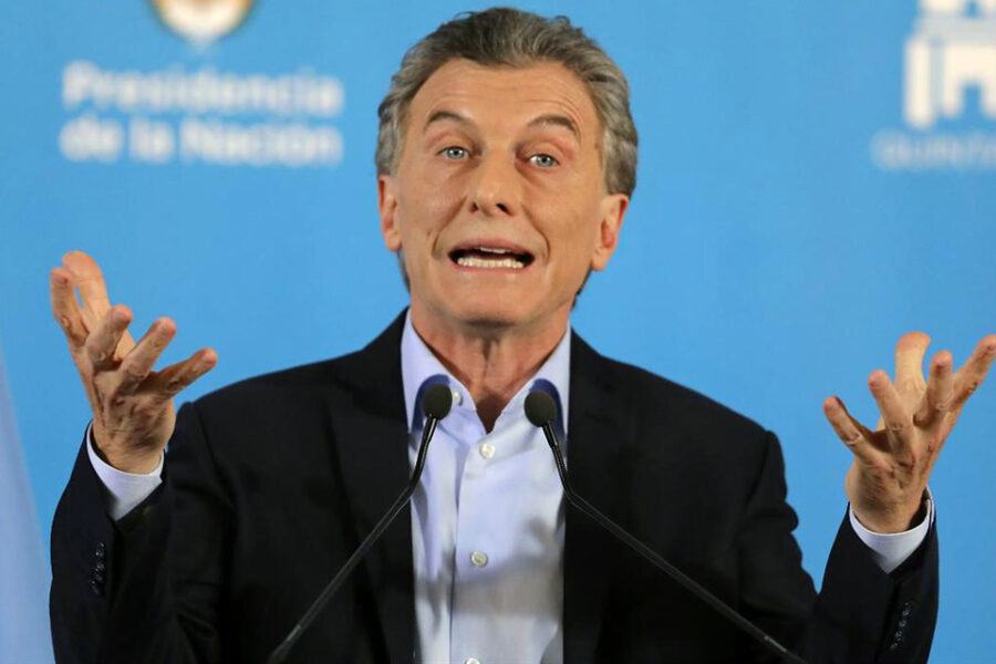 El eje principal de la conferencia de Macri fue defender a Vidal