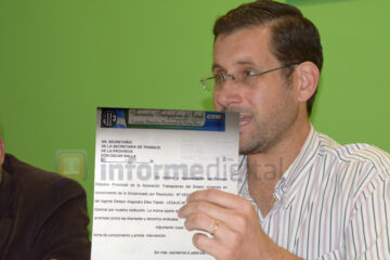 ATE tomó intervención por el empleado que mandaron a la basura