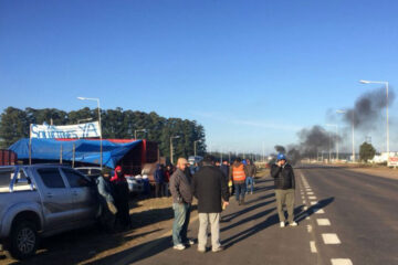 Madereros piden salvataje a la vera de Ruta 14