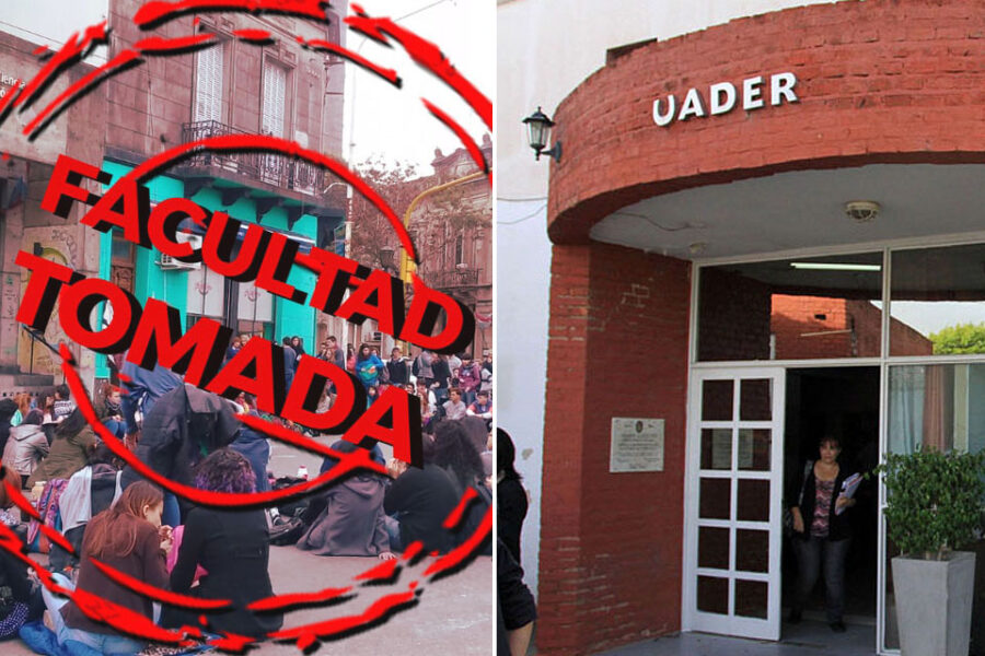 Segunda toma de facultad en la UNER y UADER en alerta