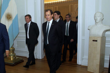 Los gobernadores cara a cara con Macri (gobernador de Entre Ríos se encuentra en Estados Unidos)