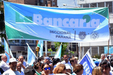 Bancarios entrerrianos se sumaron al paro nacional