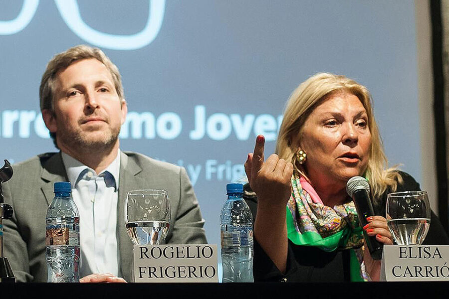 Carrió volvió a destrozar a Frigerio por la campaña 2019