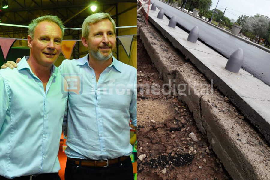 Lo habilitaron para la visita de Frigerio y no aguantó la primera lluvia