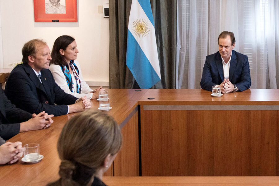 Bordet recibió a la nueva conducción del Colegio de Abogados de Paraná