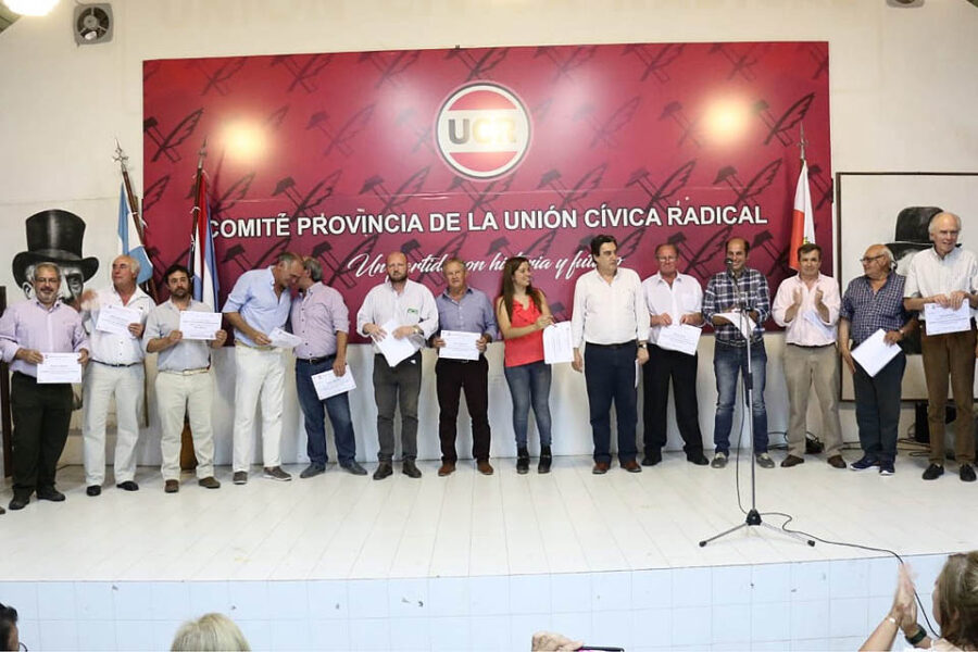 Los nuevos jefes departamentales del radicalismo