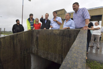 Bordet diferenció en Concordia la crecida del río con la de 2015