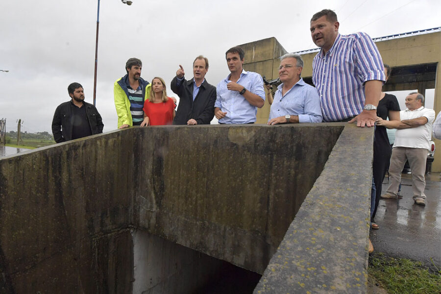 Bordet diferenció en Concordia la crecida del río con la de 2015