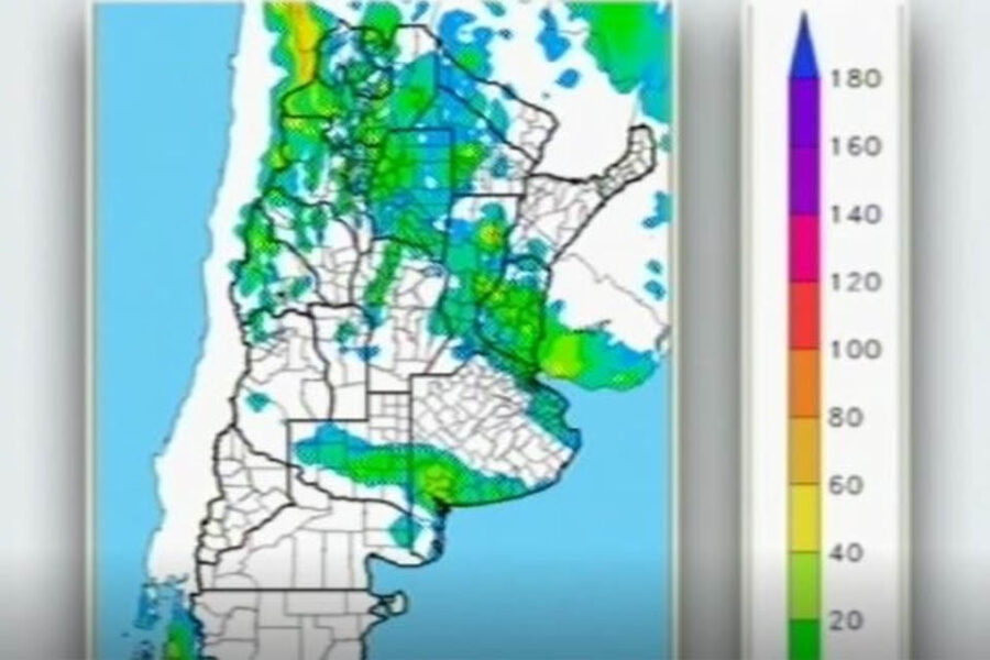 El NOA concentrará la mayor intensidad de precipitaciones (se esperan lluvias en Entre Ríos)