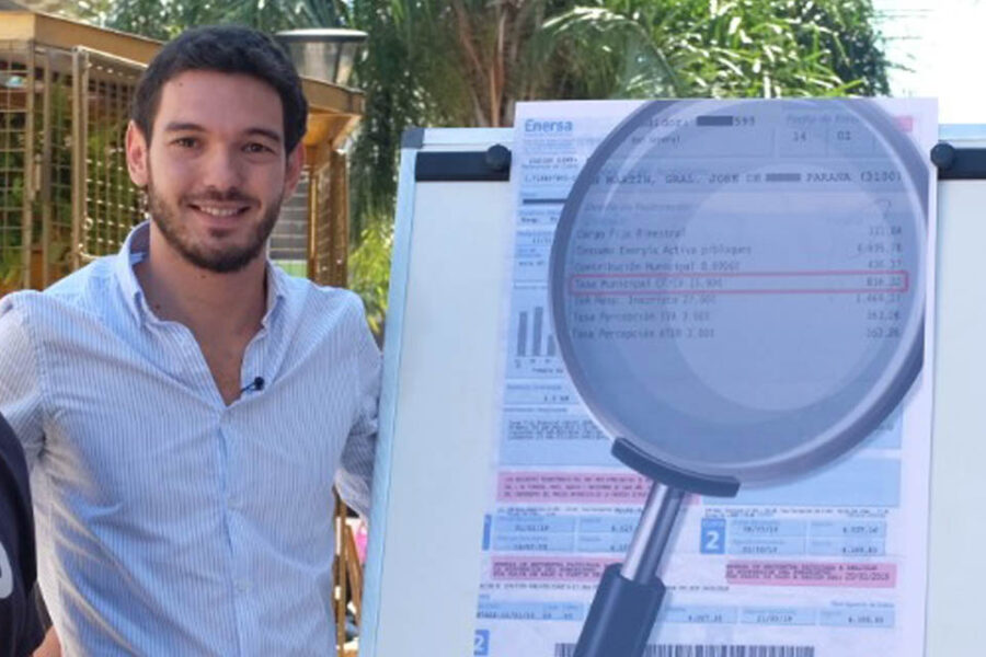 Justo ahora Gainza habla de bajar la luz en Paraná