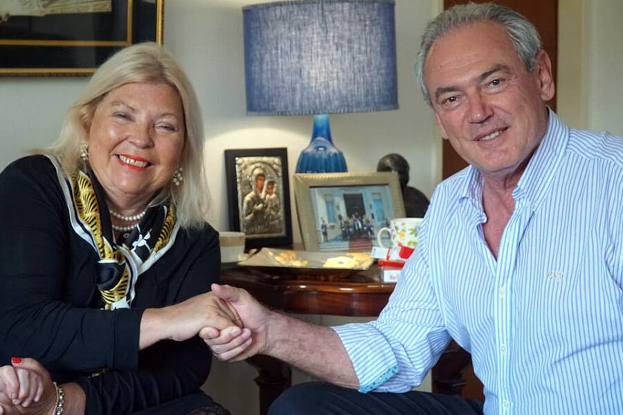 Ahora Benedetti se apoya en Carrió