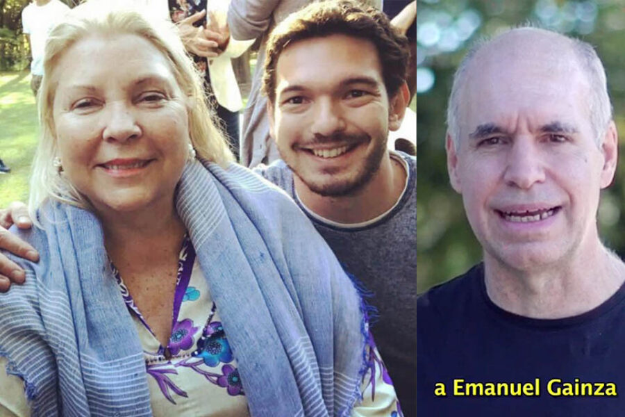 Carrió y Larreta piden el voto para Gainza