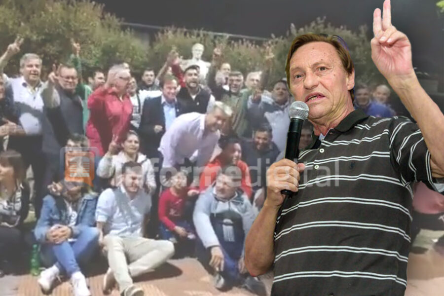 Video: Varisco cantando la marcha peronista