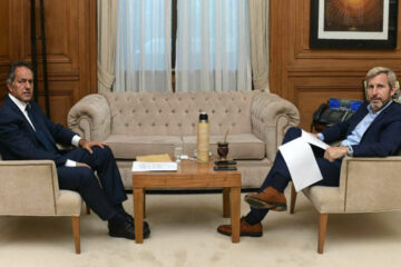 Scioli tras su visita a la Rosada: “Hay que dejar atrás estos niveles de intolerancia y violencia” (referencia al gobernador entrerriano)