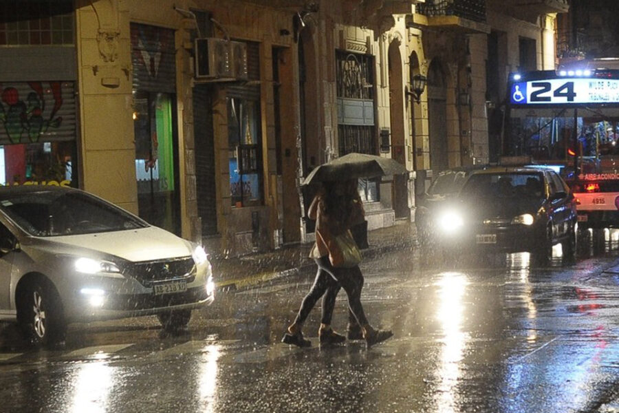 Alerta por lluvias y tormentas intensas en Capital Federal, Buenos Aires, Entre Ríos y Santa Fe