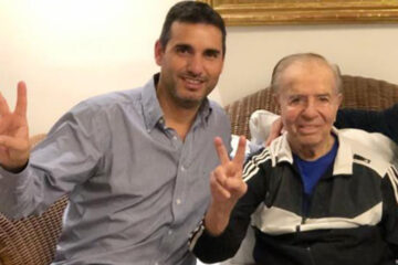 Bordet con Alberto Fernández y su funcionario con Menem