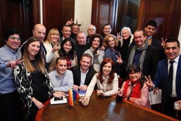 Cristian Bello también estuvo con Cristina Kirchner