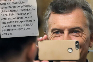 El Whatsapp de Macri con elogios para la Justicia entrerriana
