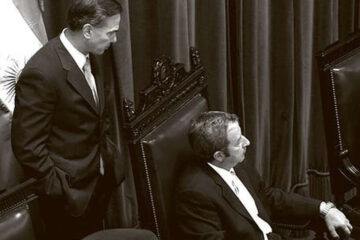 Pichetto y Cobos, de enemigos íntimos a aliados oficialistas (referencia a senador entrerriano)