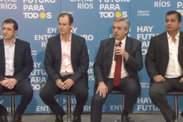 Alberto Fernández en Entre Ríos: habló de priorizar los salarios y poner fin a la especulación