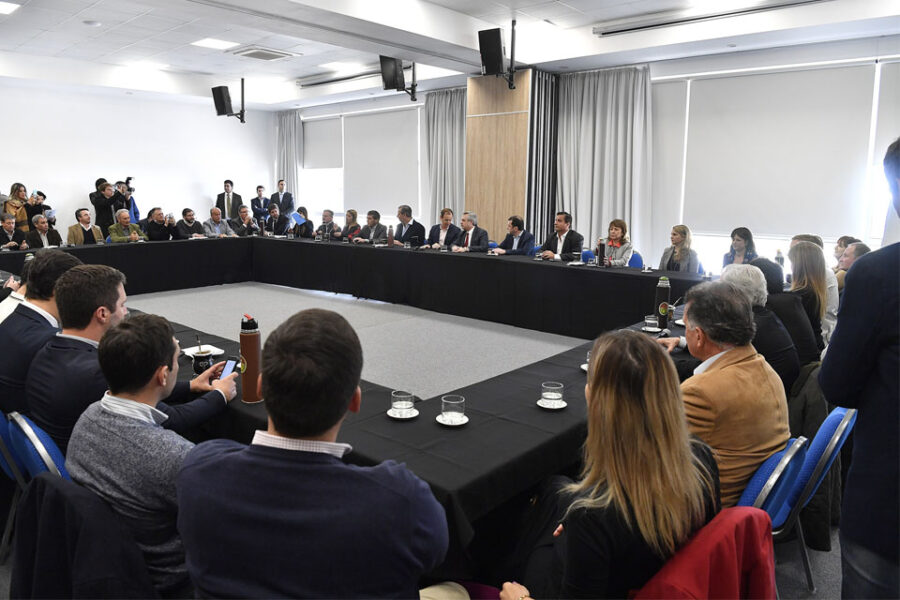 Empresarios entrerrianos que se juntaron con Alberto Fernández