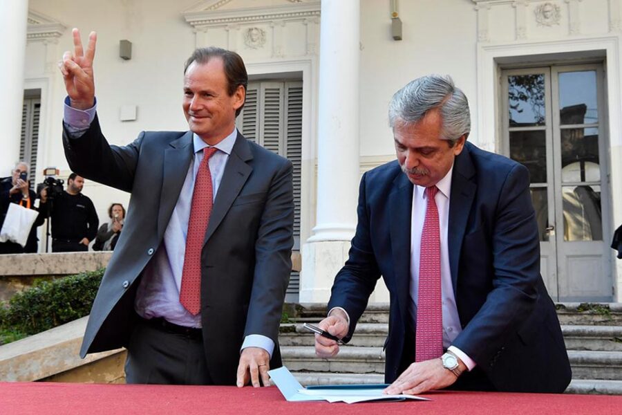 Bordet firmó con Fernández promesas para Entre Ríos si es presidente