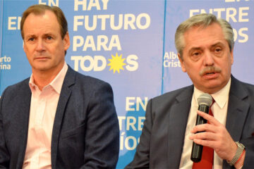 Bordet apoya la idea de Fernández de otra capital para Entre Ríos