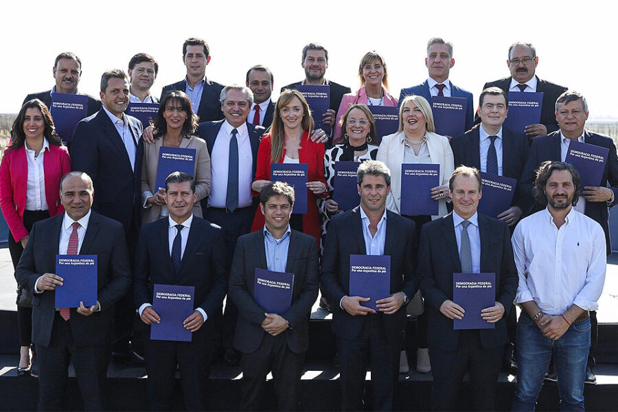 Capital itinerante, la propuesta de Alberto Fernández para federalizar la gestión nacional (referencia al gobernador de Entre Ríos)