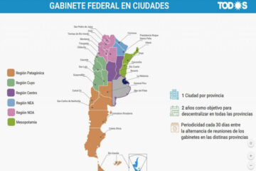 El mapa de las capitales alternativas elegidas por Alberto Fernández (la ciudad entrerriana elegida)