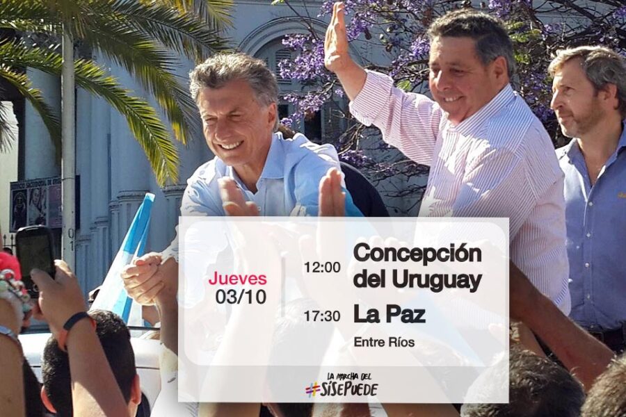 Convocan a las marchas de Macri en Entre Ríos