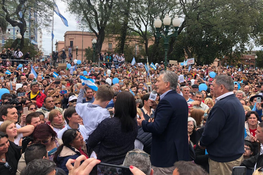 Macri dejó épica y promesas económicas en Entre Ríos