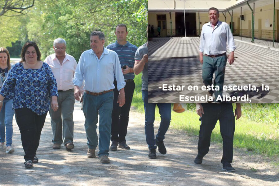 Repudian a De Angeli por usar una escuela para su campaña