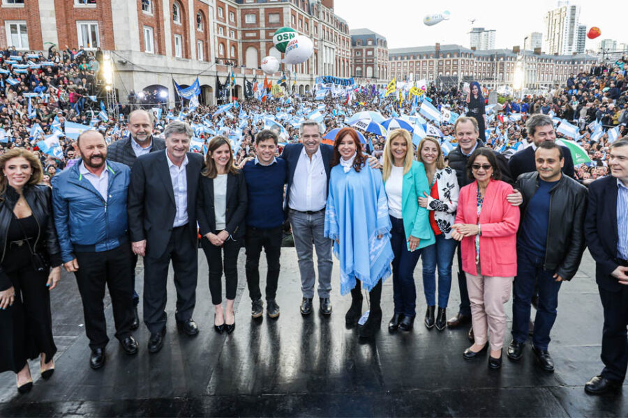 Alberto Fernández se emocionó en su cierre con CFK y Bordet