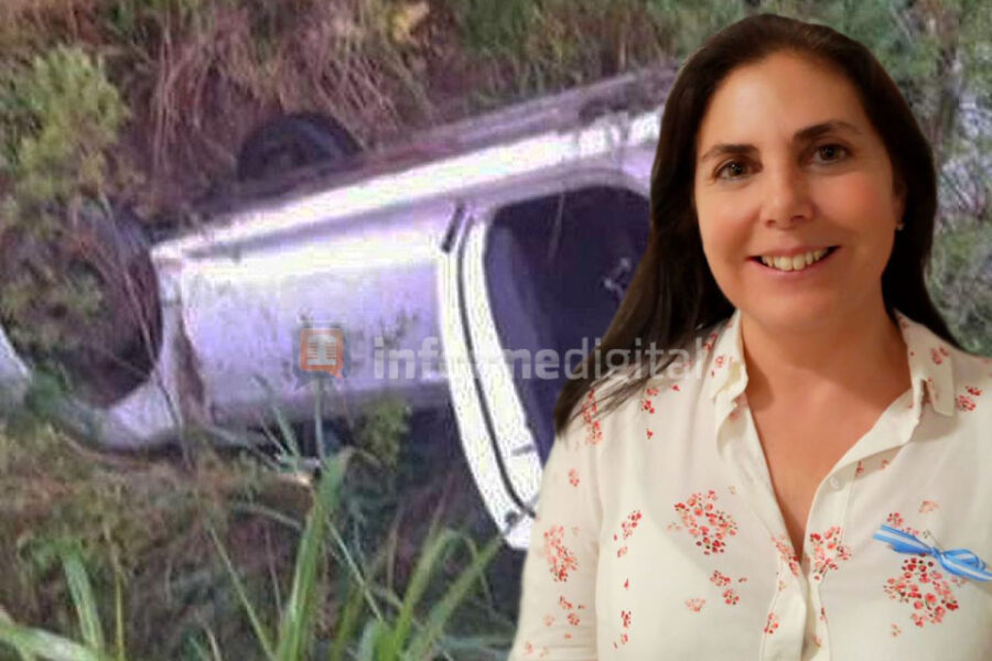 Diputada radical volcó y fue hospitalizada