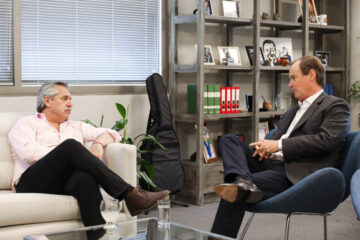 Bordet se reencontró con Alberto Fernández