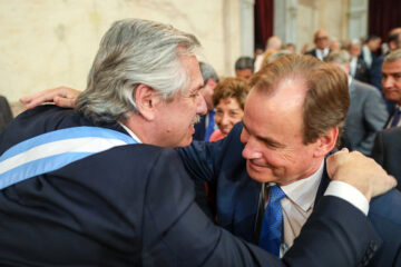 Bordet elogió el discurso de Alberto Fernández