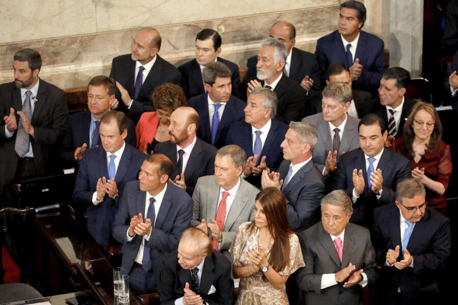 Los gobernadores dieron el presente y Alberto Fernández los compensará con cargos (presencia del gobernador de Entre Ríos)
