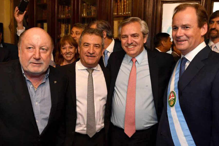 Busti y Urribarri juntos después de años