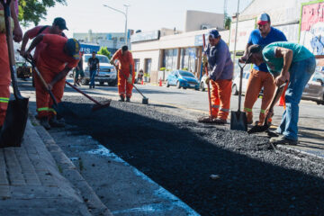 Comenzó el bacheo