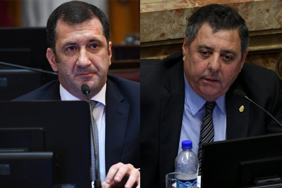 Kueider defendió la emergencia y cruzó a De Angeli