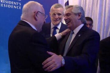 Alberto Fernández participó de una cena de honor de líderes en Israel (presencia del entrerriano Urribarri)