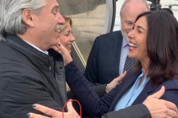 La ministra israelí que recibió a Alberto Fernández se “macheteó” su nombre en la mano (presencia entrerriana)
