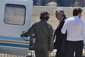 La flota de aviones presidenciales no se puede usar y Alberto Fernández fue a Chapadmalal en helicóptero (viaje a Entre Ríos)