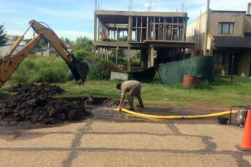 Varios frentes de obras públicas